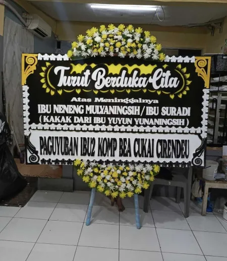 Papan Bunga Duka Kelet Keling
